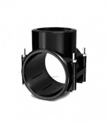 اتصالات پليمري كمر بند پلي اتيلن 90 * 3/4 اينچ