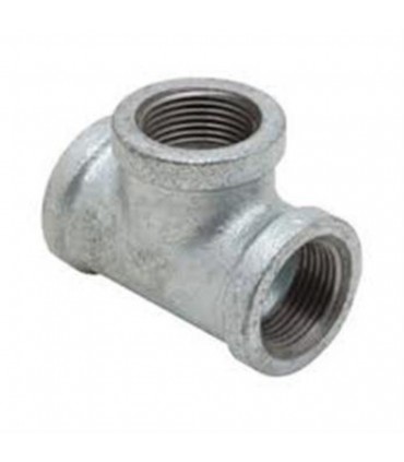 اتصالات رزوه اي سه راه مساوي گالوانيزه 1 اينچ
