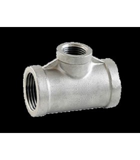 اتصالات رزوه اي سه راه نامساوي گالوانيزه 1 * 1/2 * 1 اينچ